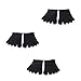Produktbild Popluxy 3 Paare Damen Vorfuß Socken Zehe Socken aus Baumwolle Yoga Socken unsichtbare Separatoren Socken für Sport und Freizeit