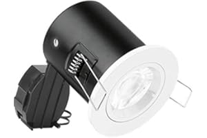 Enlite (Aurora) GU10 Fire Rated Fixed Downlight - White (Pack of 10)