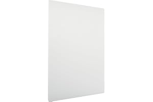 ‎NOBO Nobo Magnetisches Whiteboard ohne Rahmen, 600 x 450 mm, individuell erweiterbare Whiteboardtafel, ideal für Büros und Teamarbeit, Stahl, Weiß, 1915656
