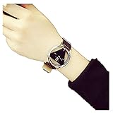 Uhren Damen,linqi1164 Armbanduhren für Frauen Günstige Uhren Wasserdicht Casual Analoge Quarz Uhr Luxus Armband Uhren Edelstahl Mesh Business Mädchen Frau Sport Uhr