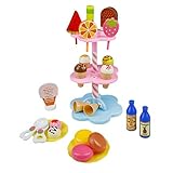 Material: Kunststoff.Hohe Simulation: Jedes Zubehörteile sind sehr empfindlich entworfen. tolle Ergänzung zu Kaufmannsladen oder Kinderküche.