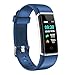 Produktbild moreFit Fitness Armband Kinder, Wasserdicht IP67 GPS Fitness Tracker Farbbildschirm Aktivitätstracker Schrittzähler Uhr mit Stoppuhren Vibrationsalarm Anruf SMS Beachten für Damen Herren Kinder, Blau