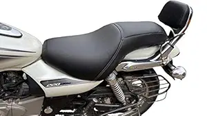 Sahara Seats Bajaj Avenger 150/160/180/220 Cushion Seat Cover for All Models (Black)
