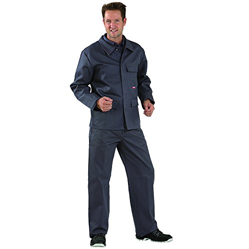 Planam Jacke „Hitze-/Schweißerschutz“, 360 g/m², Größe 52, grau, 1709052 - 5