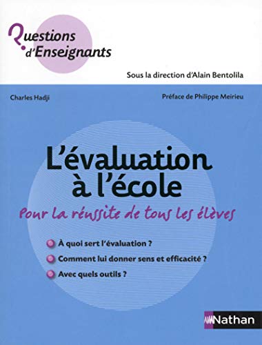 L'évaluation à l'école en ligne L'évaluation à l'école en ligne