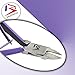 Limited Edition Toenail Cutters Chiropody Ingrown Toenail Finger Clipper Flame Pointed 4.5" 13Cm Nipper Podiatry UK Brand BeautyTrack Special Handmade (Purple)