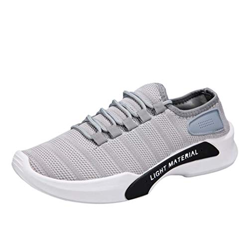 Preisvergleich Produktbild Sneaker Herren Laufschuhe Turnschuhe Männer Masche Freizeitschuhe Atmungsaktive Sportschuhe Round Toe Schnürschuhe Jogging Schuhe,ABsoar