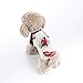 Produktbild MMING Home Baumwollhund kleidet Haustierkleidung Baumwollhaustierkleidung Wassermelonet-Shirt (Color : White, Size : L)