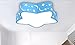 Produktbild Led-Decke Light Hängeleuchte Kinderzimmer stern Jungen und Mädchen cartoon Kindergarten cute, 38 cm weiß 18 ist W blau