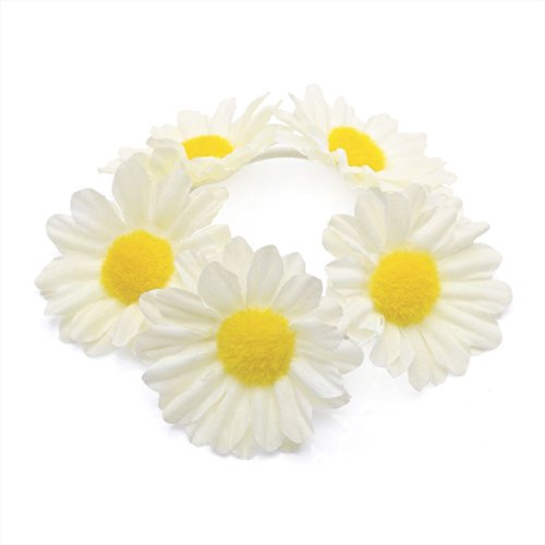 Cream Sunflower Bun Garland/Hair Band AJ28570