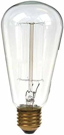 Swan 60w E27 Screw Cap Clear Squirrel Cage Carbon Filament Lamp