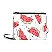 Produktbild WOCNEMP Nette Wassermelone Slices Fruit Pattern Benutzerdefinierte hochwertige Nylon Slim Clutch Crossbody Tasche Umhängetasche