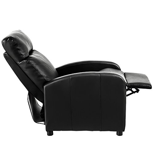 Life Carver® Ultimo Leather Recliner Living Room Armchair Sofa Chair Home Theater Seating Reclining Cinema Home Lounge