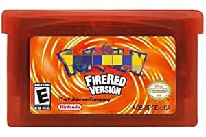 ZEZHE Pokemon Ultra Purple Version Gameboy Advance GBA Multi Colours Classic Game Accessories NDSL GB GB C GBM GBA SP (Fire Red)