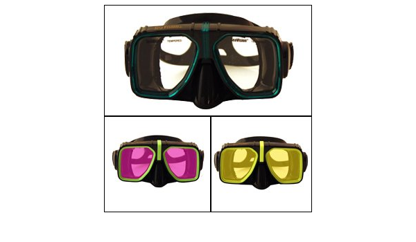 Seavision 2000 All Black Mask Amazon Co Uk Sports Outdoors