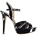 Produktbild Steve Madden Damen Kaiden Lack Sandaletten Plateau Stiletto High Heel Sandalen Marineblau 6