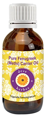 Pure Fenugreek(Methi) Carrier oil 100ml (Trigonella foenumgraecum) 100% Natural Cold pressed