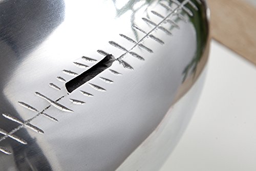 Spardose RUGBY 28x17cm Metall-Aluminium Legierung poliert - 8