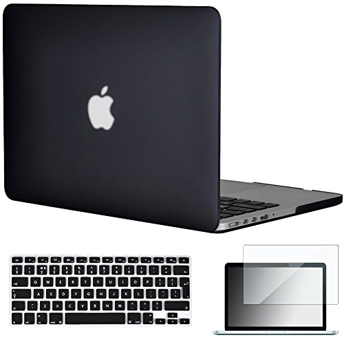 Topideal 3  in 1        Matte Hart-Schutzh  lle f  r MacBook 13  Pro 33 8  cm  13 Zoll  mit Retina-Display-Modell A1425   A1502   ohne CD-ROM-Laufwerk