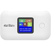 4G/5G Mobil Sim Kartlı WiFi Router, 150Mbps, 3000mAh, Taşınabilir Hotspot Modem, Kayıtlı