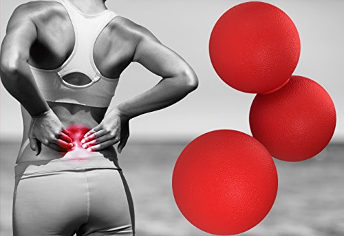 Premium Faszien-Massage-Ball Set – Lacrosse-Massage & Double Peanut Duoball – FlexFixx Akupressur & Mobility Training bei Rückenschmerzen – inkl. Tasche - 8