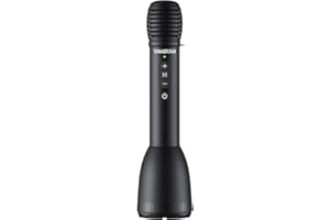 Takstar DA10S 2 in 1 Bluetooth Wireless Microphone & Voice Amplifier, 7 Sound Effects, 10W Handheld Mic Speaker for Karaoke, Meetings, Party (Note: Not for Recording & Cannot Connect Extra Speakers)