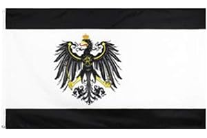 Stormflag Preußen Deutschland Flagge 3x5ft KÖNIGREICH PREUßEN 1701-1918 Flagge 90cmx150cm Polyester 90g/m2