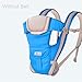 Produktbild 2-30 Monate Babytrage Multifunktionale Babytrage für Kinder Bebe Hochwertiger Sling Rucksack Pouch Wrap Kangaroo OneSize Blau Ohne Gürtel
