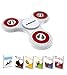 Price comparison product image tritechnox™ - Tri Fidget Hand Spinner Toy,Stress Reducer Ultra Durable High Speed Ceramic Bearing Fidget Finger (White Red)