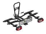 Plegable completamente, abatible, con sistema antirrobo y para 2, 3 y 4 bicicletas