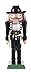 Produktbild Nussknacker Figur Zimmermann schwarz von DREGENO SEIFFEN 29 cm – Original erzgebirgische Handarbeit, stimmungsvolle Weihnachts-Dekoration
