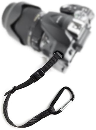 Camera DSLR SLR Secure Strap (German Dealer) Carabiner + Durable Nylon Safety Cable for Camera Camera Shoulder Belt Neck by Mind Care Essentials (V2)