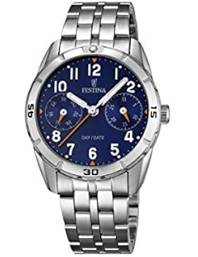 Festina Unisex-Armbanduhr Junior Collection Analog Quarz Edelstahl F16908/2