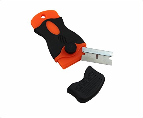 Preisvergleich Produktbild Ceranfeldschaber, Glasschaber inklusive Edelstahlklinge Cerankochfeld kratzer, Reinigt schnell und sicher