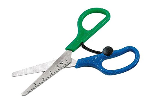 Kinderbastelschere mit Rückholfeder, 13 cm lang