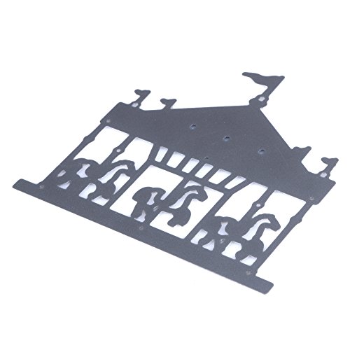 Demiawaking 1Pcs Karussell Schneiden Schablonen DIY Sammelalbum Dekor Papier Karten, Metall Buchzeichen , Metall Lesezeichen als Geschenk fuer Freunde - 4