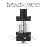 VAPTIO Superman C-II Kit,100W (Max) E-Zigarette Starterset Vape Anfänger/ Experte, Top Refill Verdampfer mit Luftfluss Kontrolle,0,25 ohm Sub Ohm Verdampferkopf,3000mAh Akku, 510er Gewinde, e Rauchen/e shisha, umfassen keines Nikotion und keine E Flüssigkeit, schwartz -