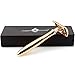 Jagen David ® L5 - Elegant Extra Long Double Edge Razor Safety Razor Fits All Double Edge Razor Blades unique Christmas gift for him - 11.5cm (Gold)