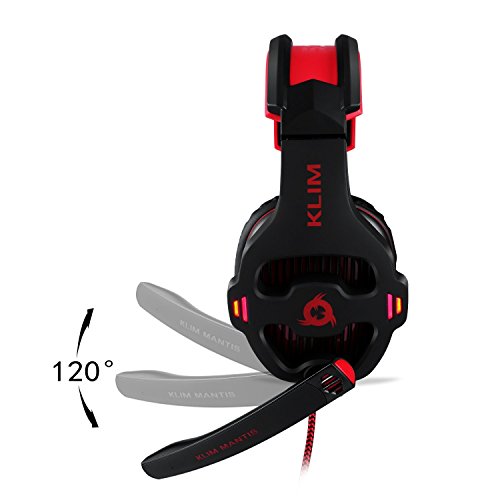 KLIM Mantis     Auriculares Gaming con micro de diadema     USB 7 1     Alta calidad     Ideales para juegos de PC PS4