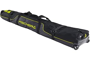 Fischer 2 Par Carrera Ruedas Bolsa De Esquí Sz 195cm Negro/Amarillo