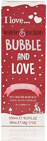 I Love… Raspberry &amp; Blackberry Bubble and Love Bath and Body Treat Gift Set