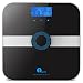 Produktbild 1byone Digitale Körperfettwaage Personenwaage mit Körperanalysewaage, 180 kg, Inklusive Vermessung von Körpergewicht, Körperfett ,Körperwasser, Muskel und BMI, schwarz