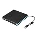 Produktbild Wenquan,BT686 USB 3.0 Type C Portable Externer DVD-Treiber ODD HDD-Gerät für Desktop-Laptop(Color:SCHWARZ)
