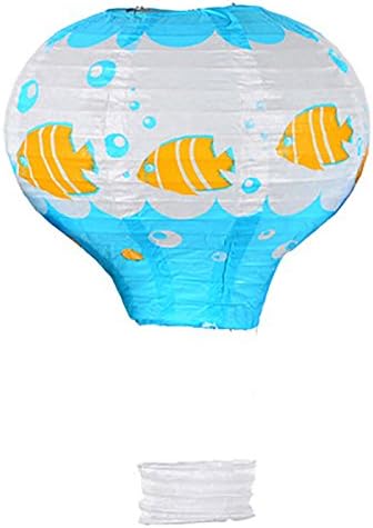 Lanlan 1 Pcs Beautiful Fun Hot Air Balloon Paper Lantern Birthday Party Wedding Decoration