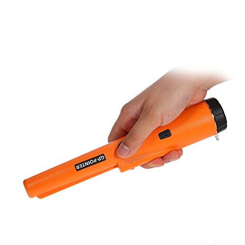 KKmoon Metalldetektor Pinpointer Pinzeiger Probe mit Holster, IP66 Wasserdichte Schatzsuche Ausgraben Werkzeug Zubehör, Summer Vibration Automatische Tuning, 360° Scan Erfassungsbereich - 8