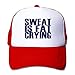 Produktbild Sweat is Fat Crying Big Foam Mesh Hat Mesh Back Adjustable Cap army cap
