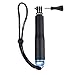 Produktbild Qinghu Gummierte Aluminium Wasserdichte Handgriff Einstellbare Verlängerung Selfie Stick Teleskop Handheld Einbeinstativ Für Gopro HD Hero 5 4 3 + 3 2 1 Action-Kameras (7-19 Zoll)(Blau)