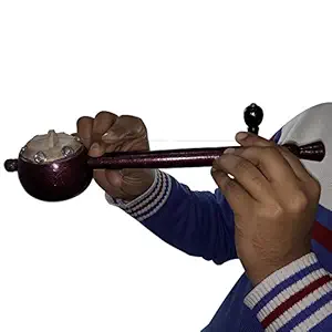 India Meets India Handmade 12.5 Inch Iktara Tumbi Indian Folk Musical Instrument For Kids Playing Decorated Guitar