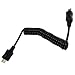 Produktbild 1M USB Mini B 5pin Stecker Auf Micro 5pin Stecker Adapter Kabel Sprialkabel