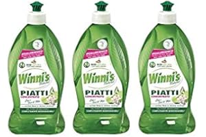 CASAMANIA 3x Winni's Naturel Detergente Piatti Concentrato Lime - 500 ml